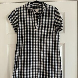 J Crew Factory Gingham Dress